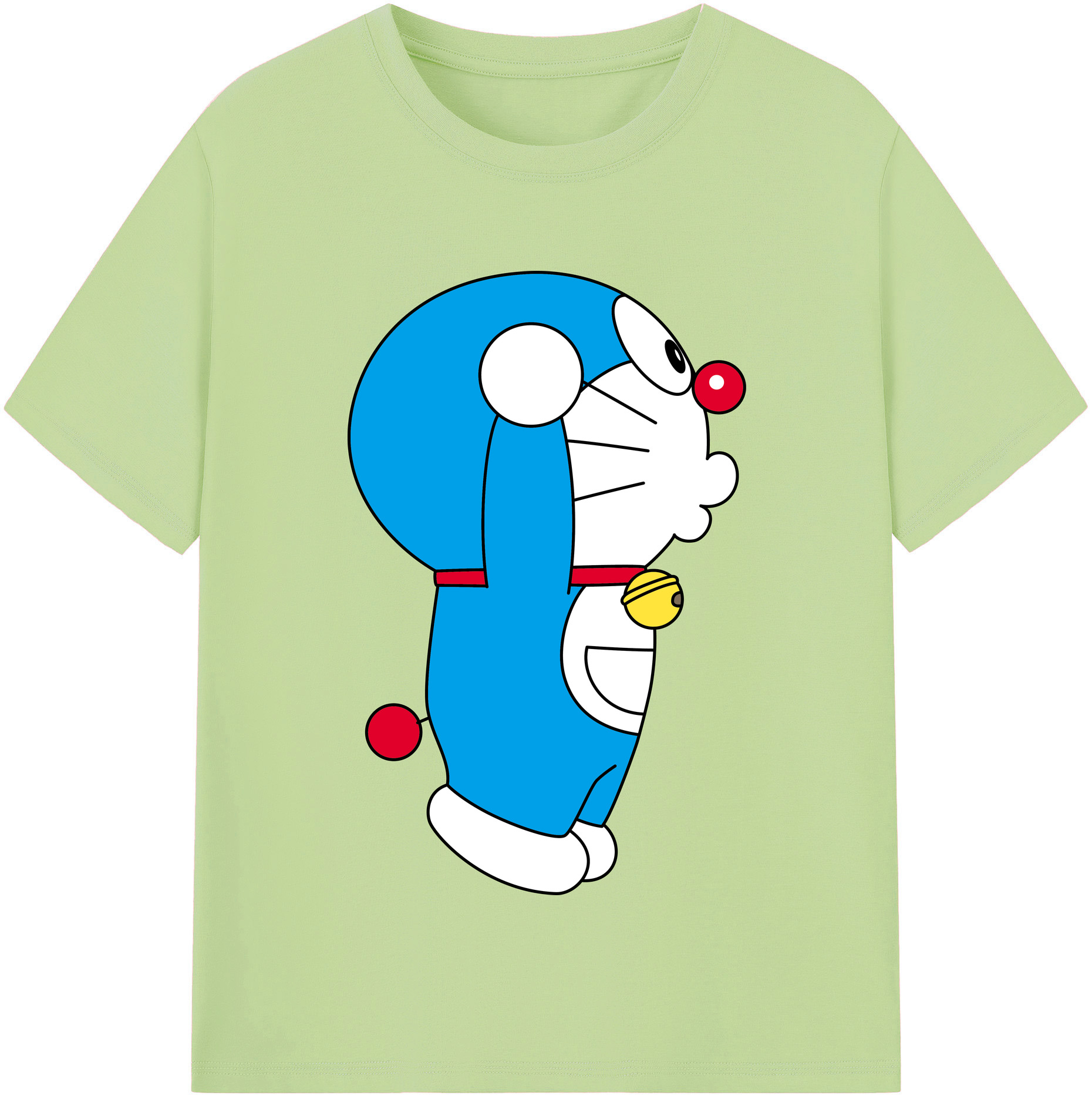 （画像用） ドラえもん Doraemon 綿100％半袖Tシャツ（フロントプリント）